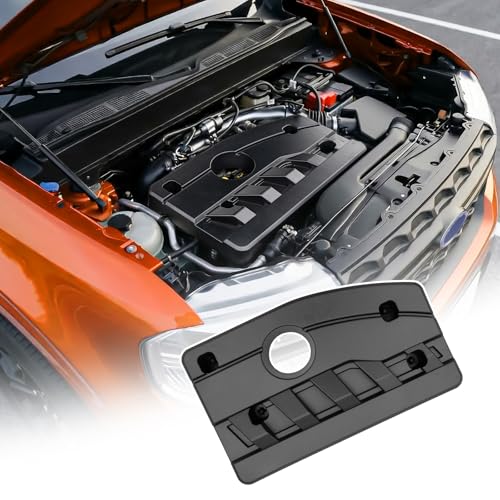 Maxzina Engine Cover Compatible with 2022-2024 Ford Maverick 2.0L EcoBoost Engine Under Hood Noise Insulation Cover Dustproof Protection with Oil Fill Dipstick Access for 2023 Maverick Gas Accessories