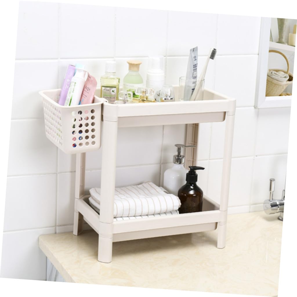 ABOOFAN 3piezas Cesta De Almacenamiento Multifuncional De Baño y Cocina Diseño Organizador Colgante Para Ropa y Utensilios Color