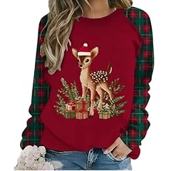 Raglan Christmas Print Red 12