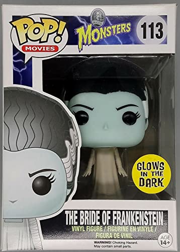 Funko Universal Monsters Pop! Movies Vinyl Figure #113 The Bride Of Frankenstein [Glow In The Dark]