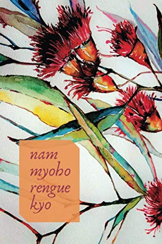 Buddha Notes #13: Buddhist Gifts Nichiren Buddhism Journal Notebook to write in - Floral Orange 6x9 - 150 lined pages
