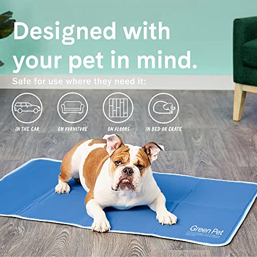 The Green Pet Shop Dog Cooling Mat, Large - Pressure Activated Pet Cooling Mat For Dogs, Sized For Large Dogs (40 - 80 Lb.) - Non-Toxic Gel, No Water Or Electricity Needed For This Dog Cooling Pad #TOP7