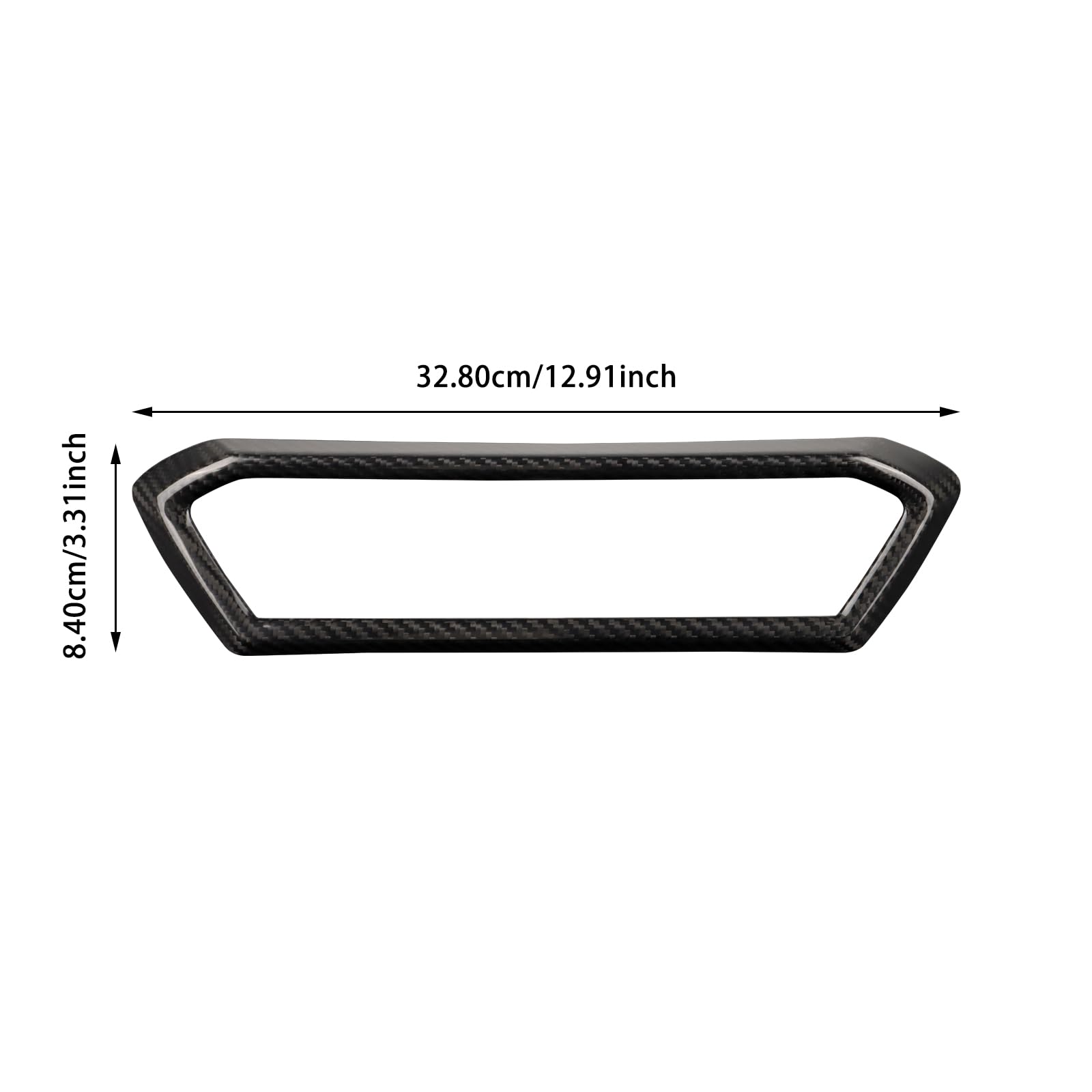 KUNGKIC Pour Cupra Formentor/Seat Leon/Cupra Leon 2021-2026 Console centrale de voiture, cadre de sortie d'air, tableau de bord, autocollant de sortie d'air, accessoire intérieur, cadeau (noir)