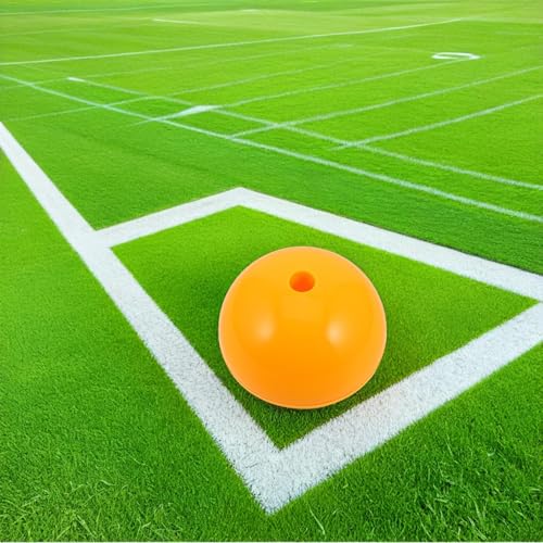 Support pour base d'entraînement de football orange accessoire solide résistant lot de 3
