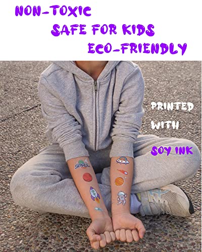 Hyttrolly Ocean Adventure Temporary Tattoos For Kids, 96 Unique Marine Life Designs, Waterproof & Long-Lasting, Non-Toxic & Child-Friendly, Perfect For Underwater-Themed Parties, Birthdays, Favors #TOP1
