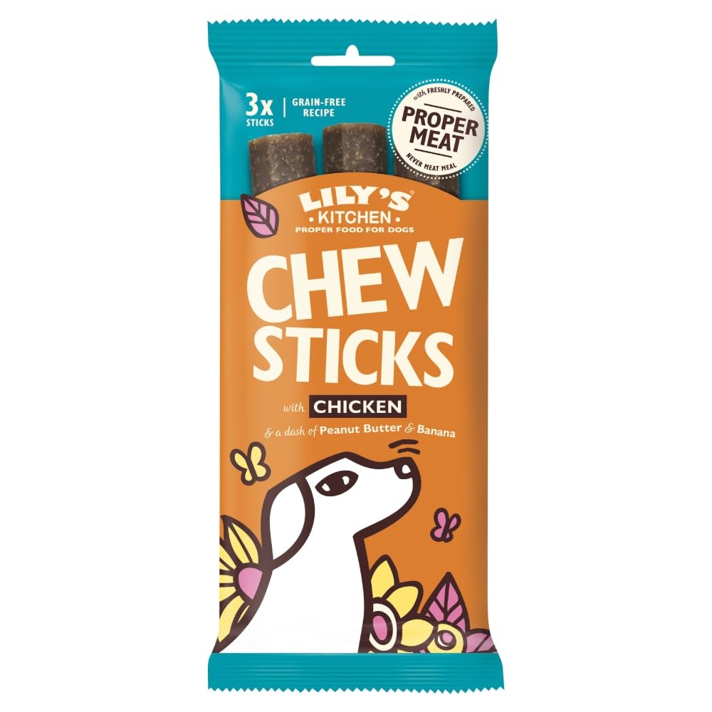 Lily's Kitchen Dog Chew Sticks With Chicken 120g