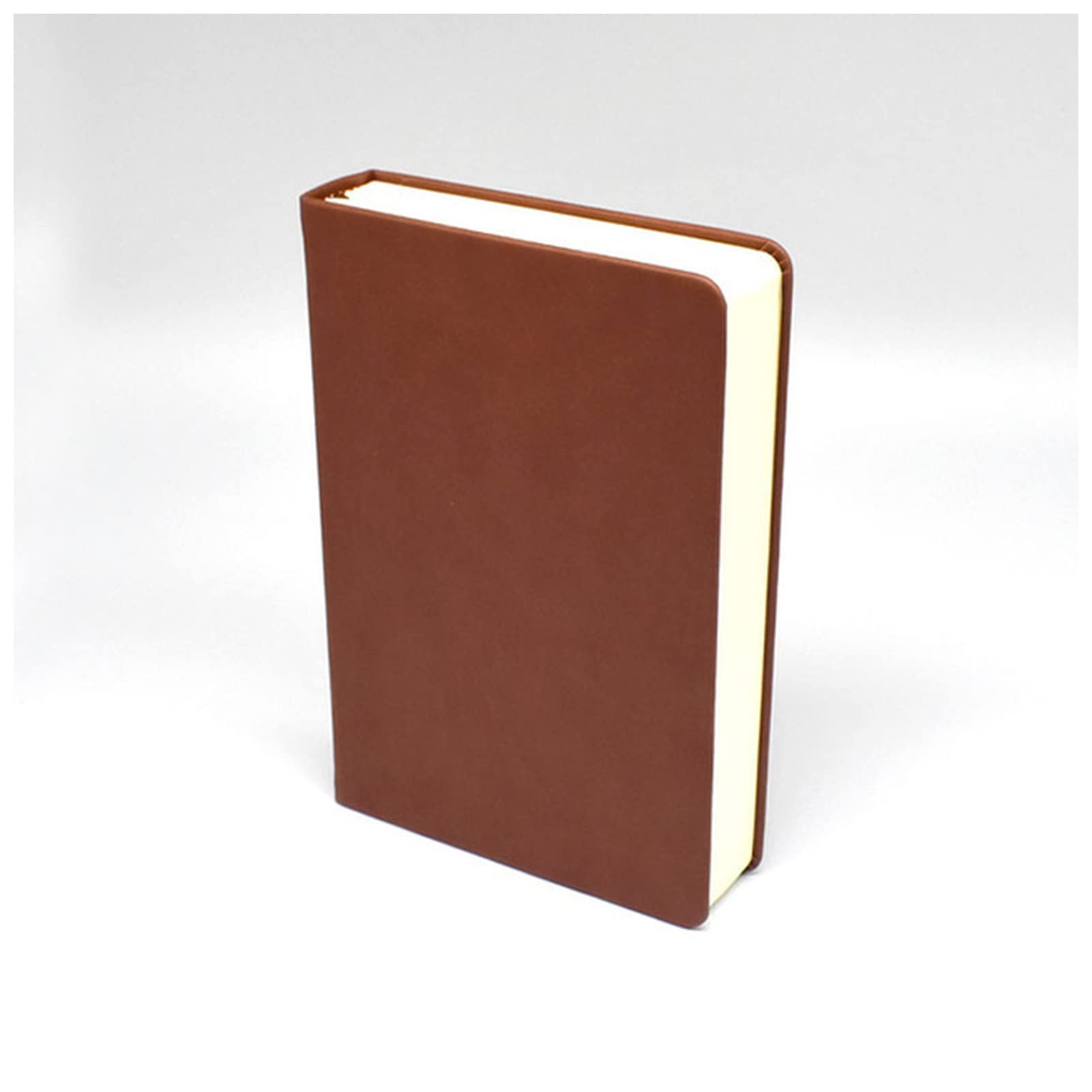Notatnik Superbickbook Super Blank 330 białych arkuszy Użyj jako pamiętnik, magazyn podróżny, szkicownik A4, A5, A6, miękki skórzany notatnik (Brown, A4)