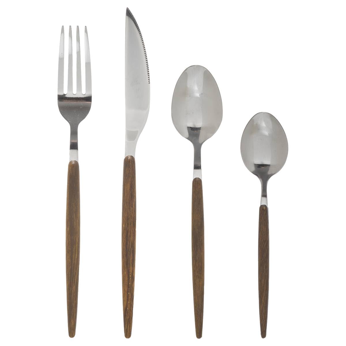Secret de gourmet - Bestekset van roestvrij staal, 24-delig, model e