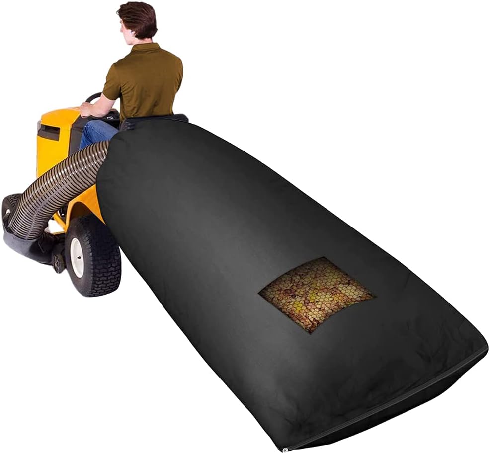 Universal Lawn Tractor Leaf Bag Large Capacity Mower Grass Waste Catcher Pouch Lawn Mower Grass Catcher For Riding Mower