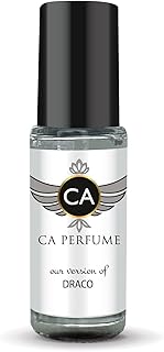 CA Perfume Impression of Draco Unisex Perfume Oil Amber Scent Long Lasting Fragrance for Women and Men Travel Size Mini Perfume Sample TSA Ready Body Oil Roll-on 0.14 Fl Oz 4ml