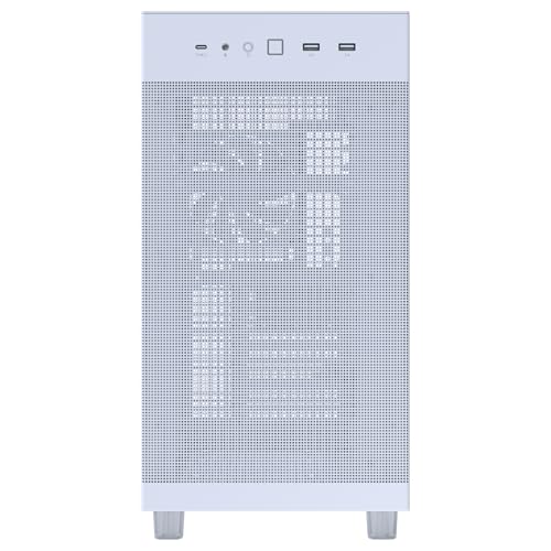 Torre ATX ASUS Prime AP303 con frontal unificado USB Tipo-C y soporte de GPU blanco 5