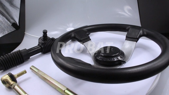 Amazon.com: PRO BAT 300mm/11.8'' 110cc Go Kart Steering Wheel with