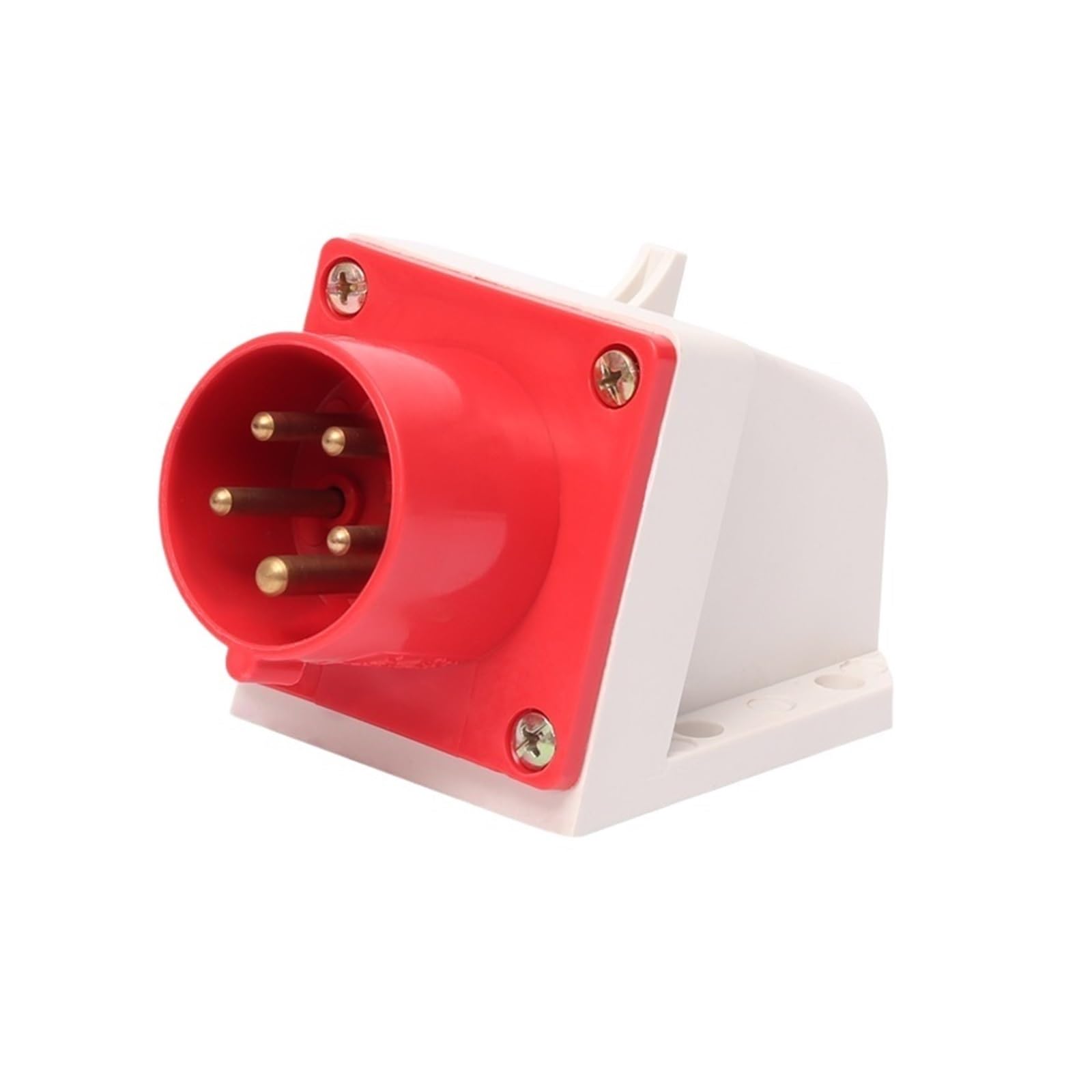MUYTQAERG Industrial Equipment Reverse Plug 5 core 16A Waterproof Aviation Connector Docking 380(16A surface mounted reverse plug)
