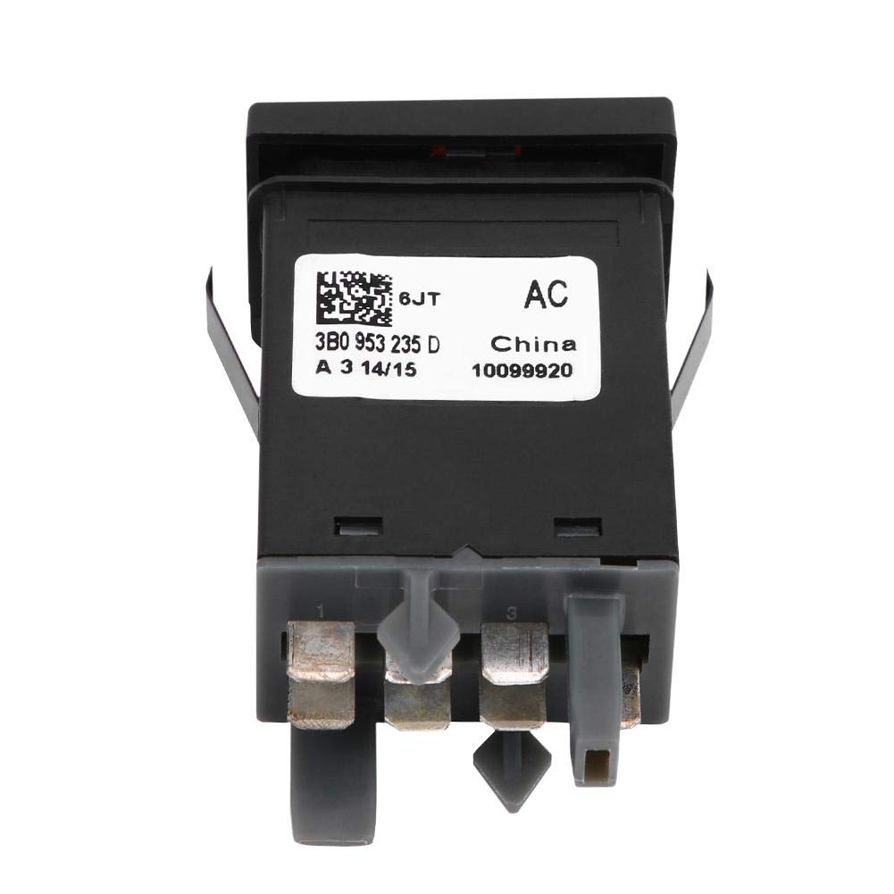 Interruptor de luz de Emergencia Intermitente para Coche 3B0 953 235 D para 98-05.-para Interruptor de luz de Emergencia Nuevo para Beetle Carat