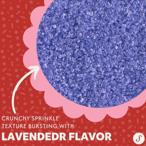Image of Sweets Indeed Flavored Sugar for Drinks and Baking, 5.11 ounces (Lavender)