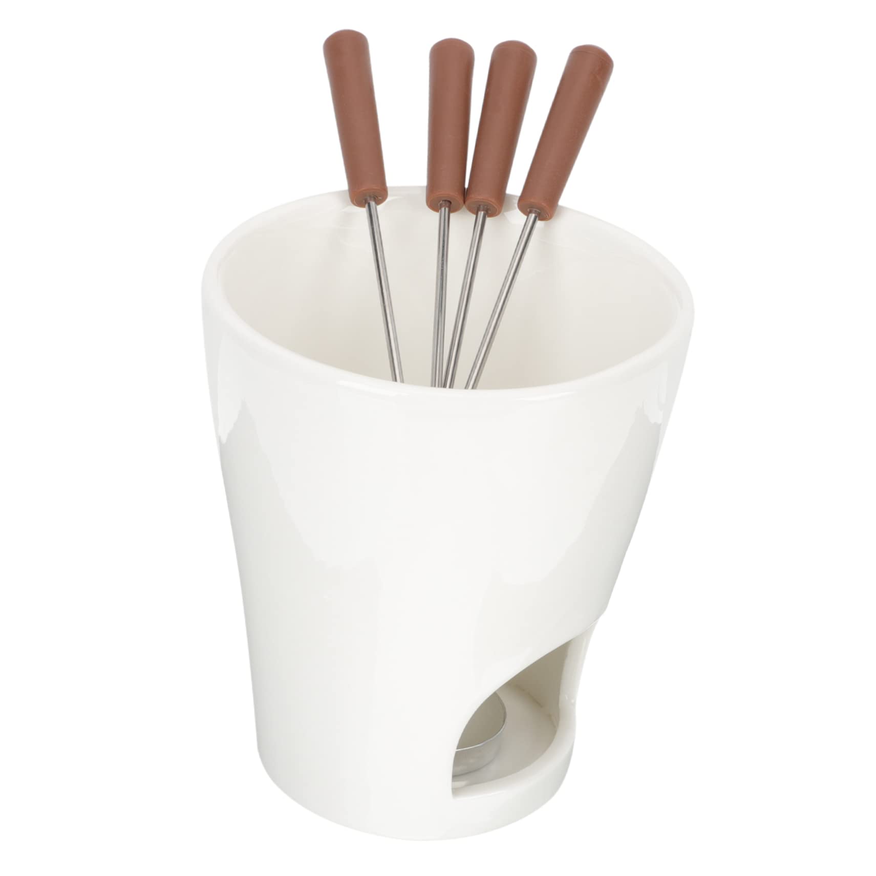 OKUMEYR 1set Ceramic Melting Pot for Cheese and Versatile Food Warmer for Butter and Candy Kitchen Accessory for Parties and Gatherings