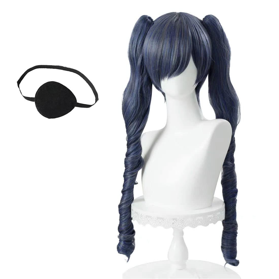 Perruque Ciel Phantomhive bleu gris idéale pour vos conventions et shooting - 8