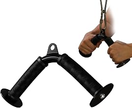 Fitarc Barre V Triceps pour Poulie, Accessoire Triceps pour Tirage Vertical, Barre Triceps pour Équipement de Gym à Domicile, Poignées Antidérapantes en Caoutchouc, Accessoire pour Machine à Câbles