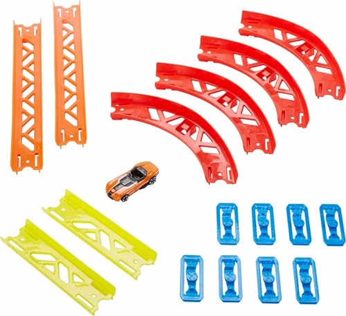 image for Hot Wheels Toy Car Track Set, Track Builder Unlimited Playset Premium 