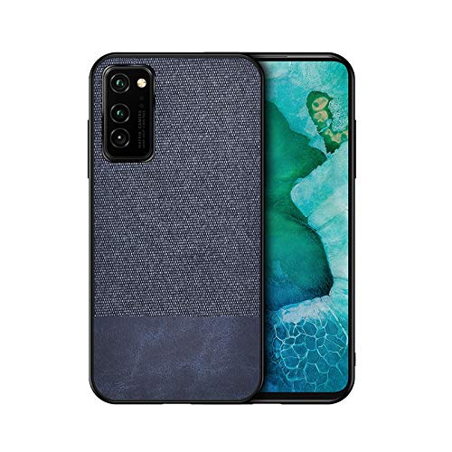 Mobile Phone Protection Case for Huawei Honor V30 Shockproof Splicing PU + Cloth Texture PC + TPU Protective Case-image-47
