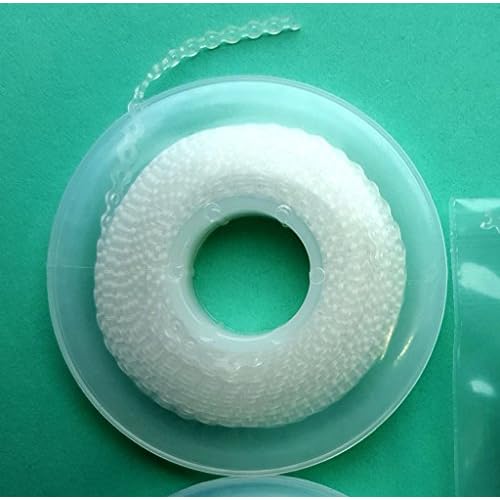 Dental orthodontische Material dental latex elastics power chain,Kieferorthopädische Elastische Power Kette, transparent kurze Filamenten,elastisches Gummiband– power chain,short filaments