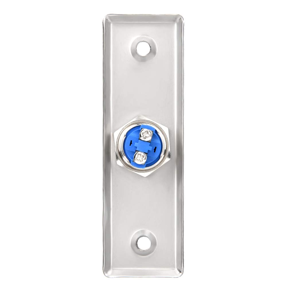 Stainless Steel Door Access Control System Switch - Laser Engraved Exit Button for Automatic Control - Easy to Install on Hollow Door Frames - Durable and User-Friendly