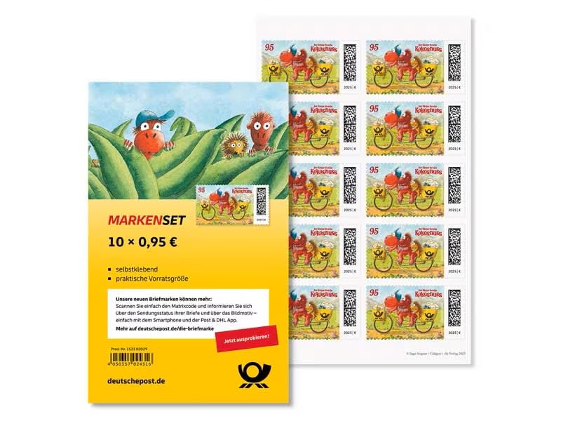 Deutsche Post Briefmarken 10x 0,95€ Briefmarken selbstklebend...
