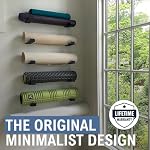 StoreYourBoard Yoga Mat Storage Rack, Large, Foam Roller Wall Hooks, Exercise Mat Holder, Fitness Gear Organizer (Large)