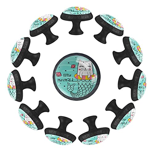 Boutons de tiroir sirène ronds de qualité supérieure pour commode