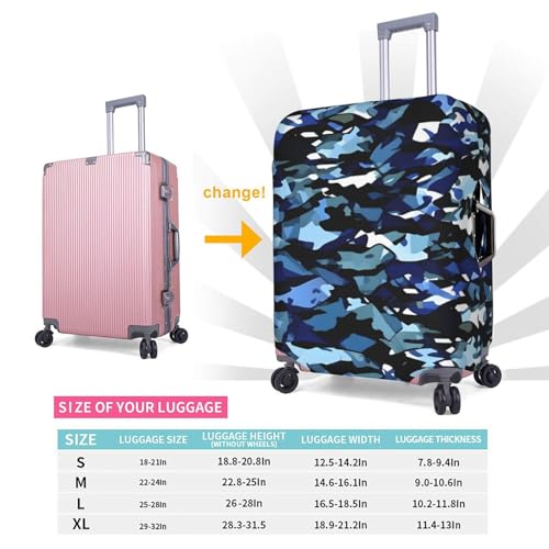 Housse de protection en polyester lavable bleu et blanc taille S