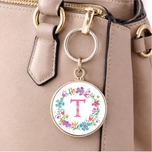Image of magical gifts MG | Premium Alphabet & Initial Metal Keychain for Bags & Keys | Double-Sided | Personalized Initial Charm Keyring | Heavy-Duty Metal | Perfect for Gifting & Daily Use