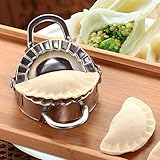 Crazypig Stainless Steel Dumpling Maker, Eco-Friendly Pastry Tools, Empanada Press Mold Set and...