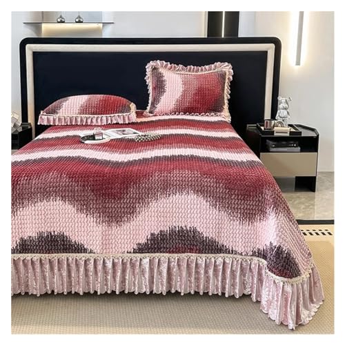 Couvre-lit en flanelle jacquard avec couette toutes saisons pour lit double - 3