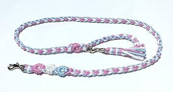 パラコードリード　カフェリード　ハート編み　タッセル付　№071 パラコードリード カフェリード ハート編み タッセル付 №071