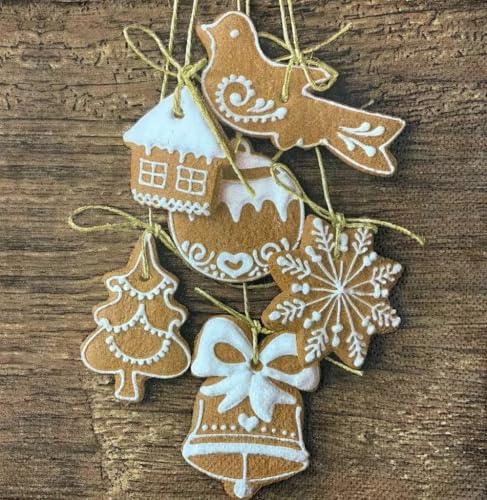 Paper Luncheons Decoupage Napkins CHRISTMAS GINGERBREAD Ornaments Pack of 20