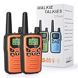 【Hohe Anti-Interferenz-Technologie & Fallfestigkeit】 Unter offenen Bedingungen hat unser Walkie-Talkie eine Signalempfangsreichweite von 8 km auf freiem Feld, und in einer komplexen Umgebung kann die Signalempfangsreichweite eine große Reichweite erreichen. Walkie-Talkies für Kinder haben eine starke Fallfestigkeit, auch wenn sie mehrmals fallen gelassen werden, brechen sie nicht. Es ist sehr gut für Indoor- und Outdoor-Aktivitäten geeignet. Frühlingsausflug, Wandern und Sommercamping.