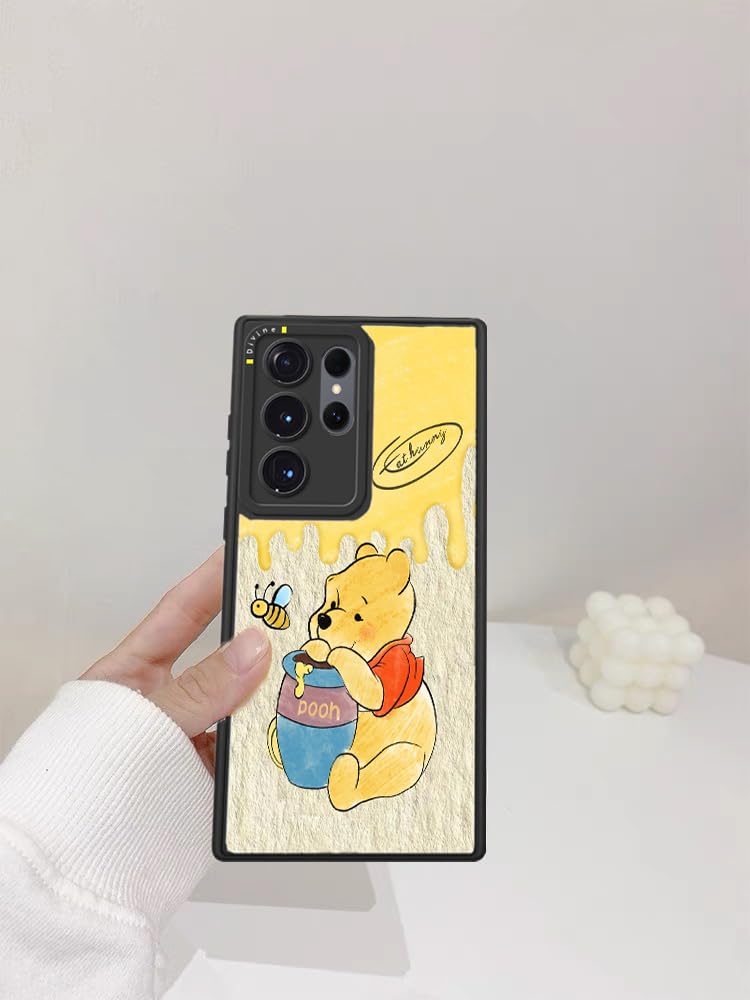 Amazon.co.jp: Galaxy S25 Ultra ケース くまのプーさん ラブ
