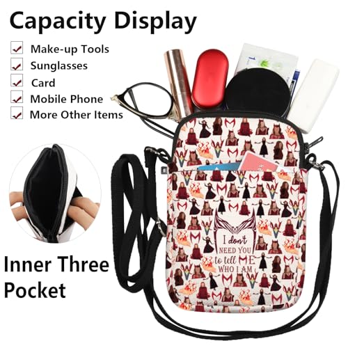 G2TUP Witch Queen Crossbody Bag Witch Movie Gifts I Don't Need You To Tell Me Who I Am Shoulder Bag To Grow Old In Gifts3