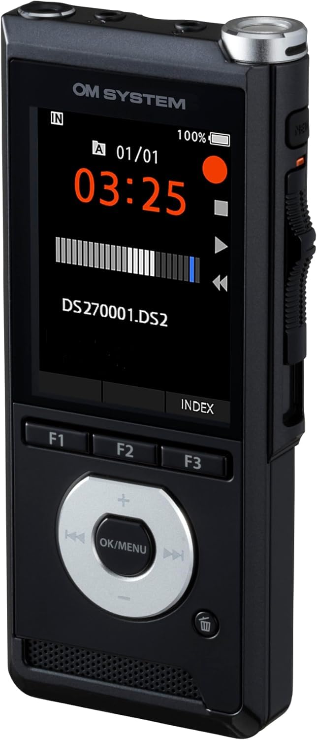 OM SYSTEM DS-2700 Apparecchiatura per dettatura digitale (software di dettatura ODMS R8 per PC Windows)
