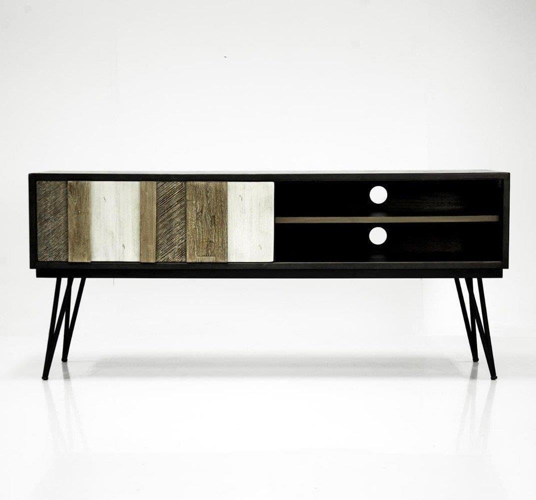 Adesso ADESL01 TV-Kommode Skandinavischer Stil Grau und Beige Salotti