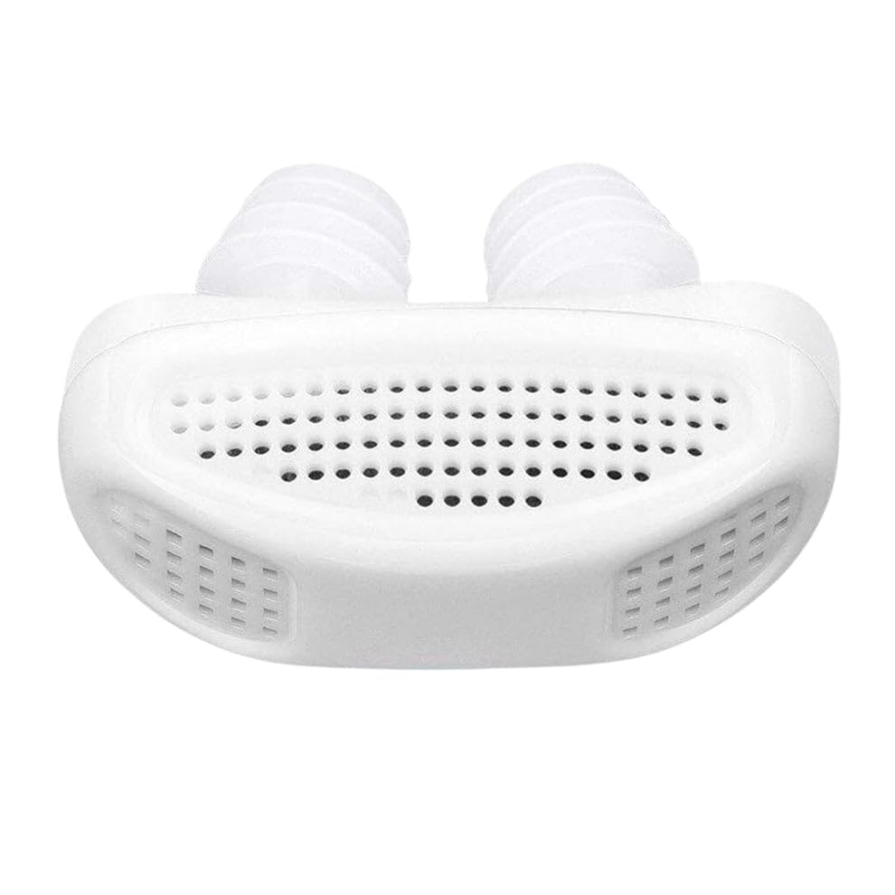 2 in 1 Anti Snoring and Air Purifier Nose Clip (1 Pc with Plastic Case) | Portable Nasal Breathing Device | Relieve Snoring, Sleep Aid & Air Purifying Nose Clip