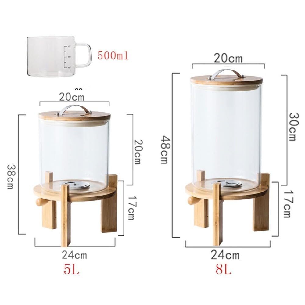 Amazon｜米びつ ライスディスペンサー 米入れ 計量カップ付貯蔵容器
