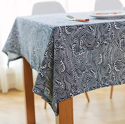 Nappe de table moderne motif vagues ethnique pour protéger avec style - 2