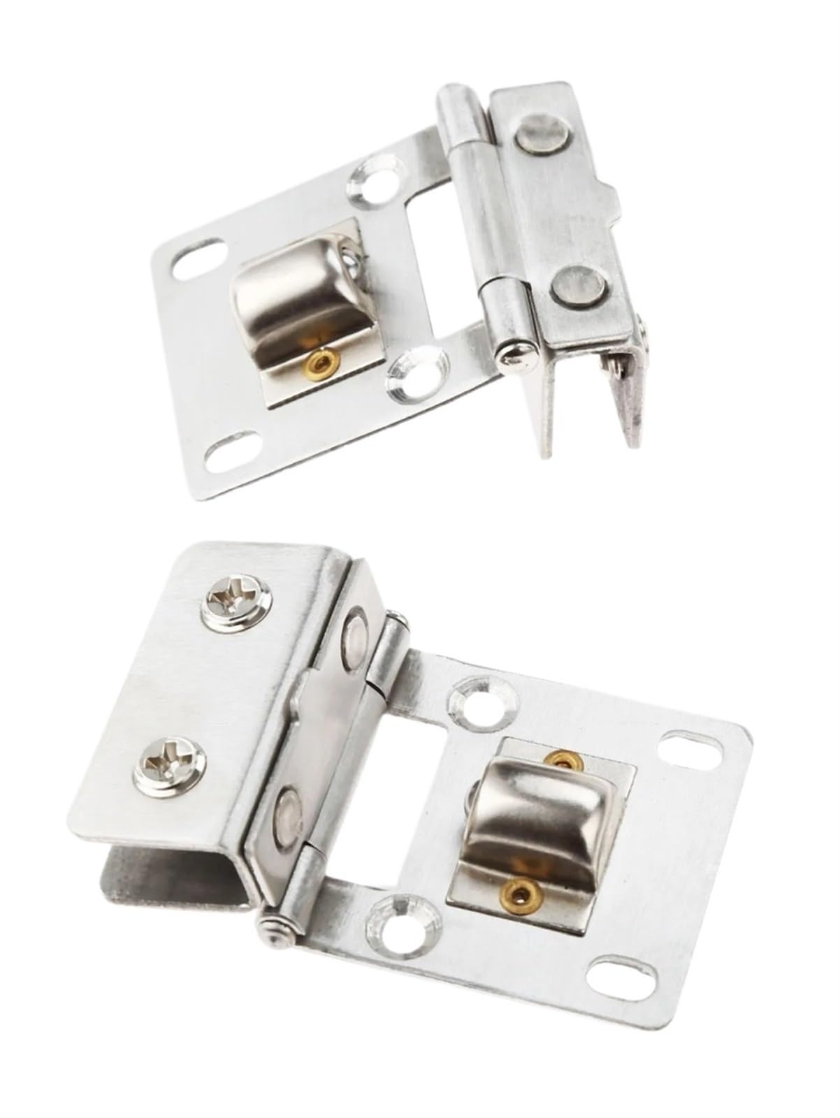 Pince de porte de douche en acier inoxydable robuste pour verre de 5-8mm, lot de 2 pièces