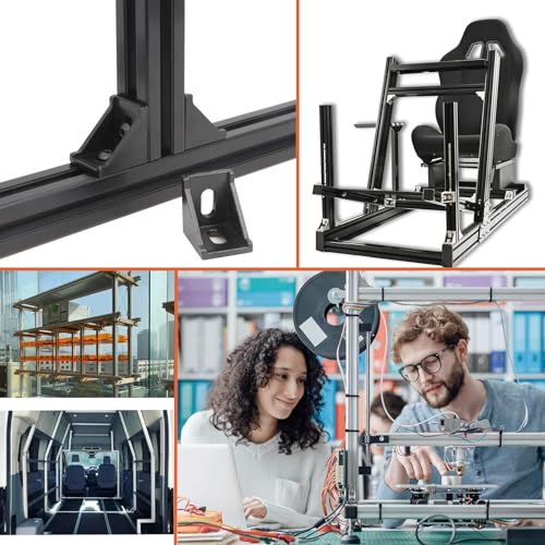 Support d'angle 3030 pour stabiliser les structures et bâtis en profilé d'aluminium