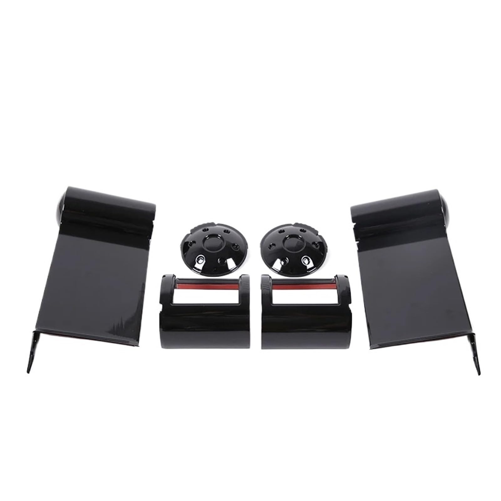 for Toyota for FJ for Cruiser 2007-2021 Car Dashboard Side Air Outlet Frame Cover Trim Sticker ABS Accessories Universal Interior Accessories(Piano Black)