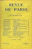  REVUE DE PARIS 47e ANNEE N°4 - harold nicolson Winston Churchill.HENRY BORDEAUX Sur une lecture de Joseph de MaistreCharles maurras Le chameau rêvéGuy de pourtalès Les trois pèlerins de Chartres .pierre varillon Avec nos marins.