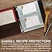 Samsill Recipe Binder 8.5x11, 3 Ring Recipe Book Binder to Hold All Your Recipes and Recipe Cards, Family Recipe Binder Bold Design (1