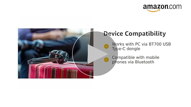 Amazon.com: Poly Voyager Focus 2 Microsoft Teams Certified USBC-C