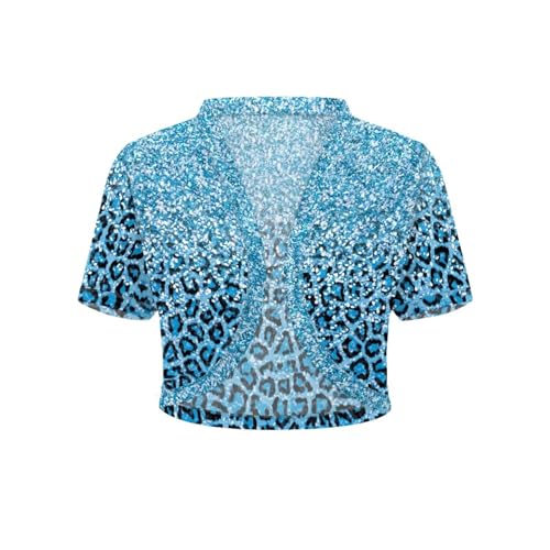 Image of Womens Short Sleeve Bolero Shrug Open Front Knit Cropped Cardigan Shoulder Cover for Dress Cute Casual Knit Cover Up
